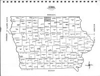 Iowa State Map, Winnebago County 1970